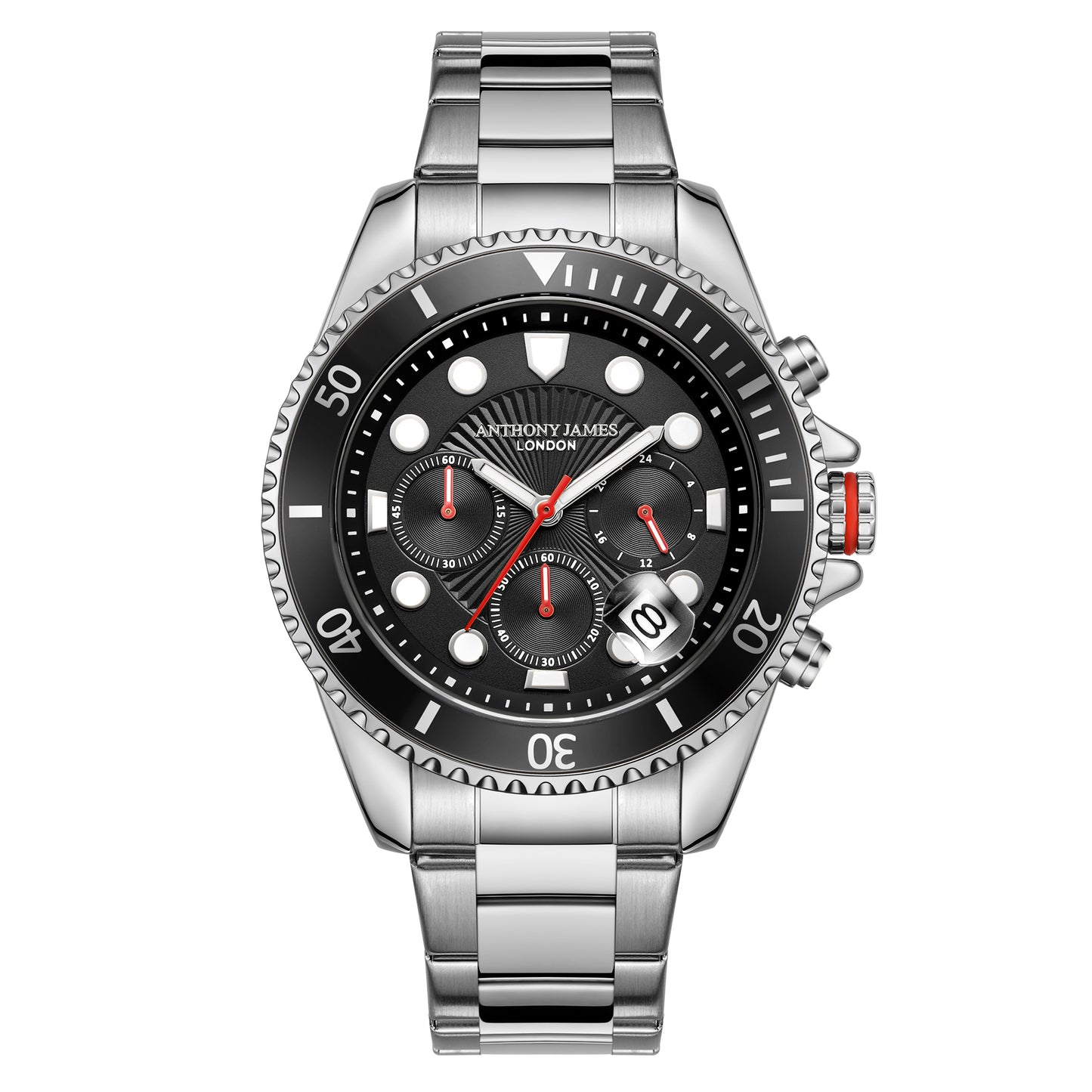 Stealth Chronograph Steel Black