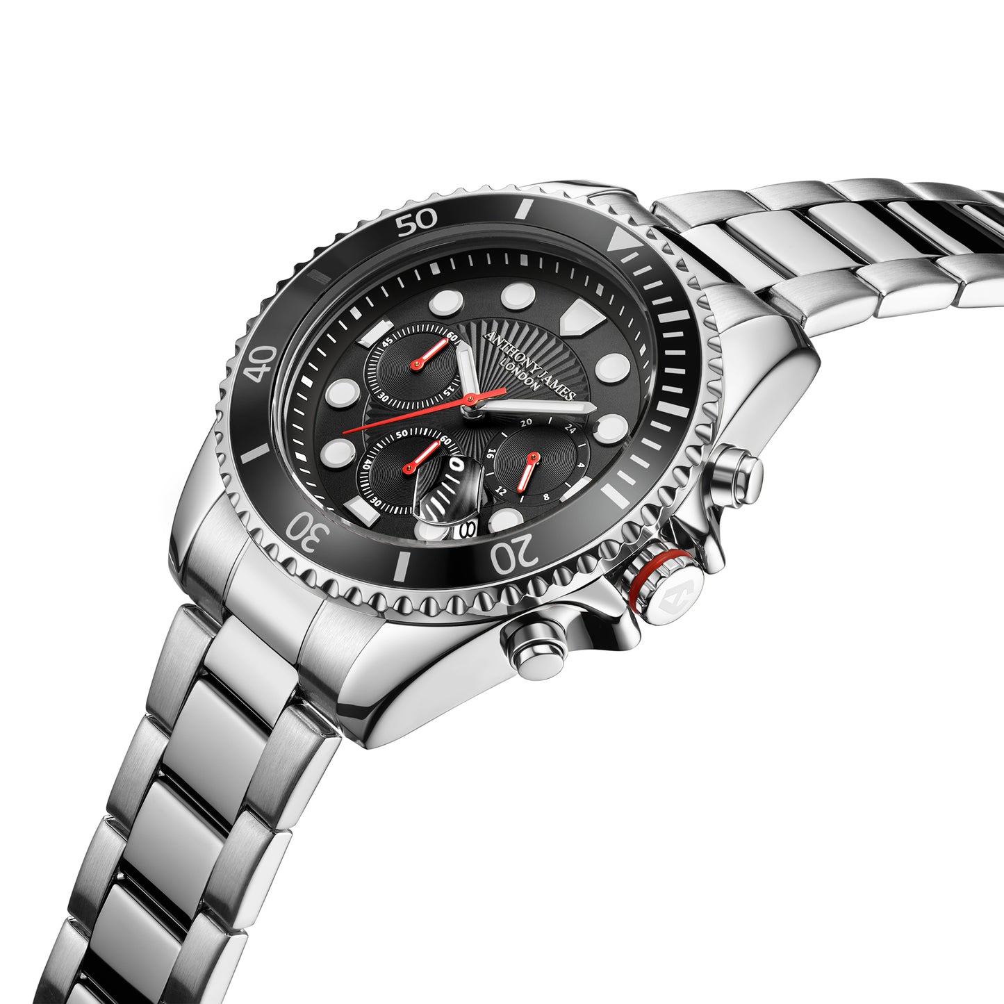 Stealth Chronograph Steel Black