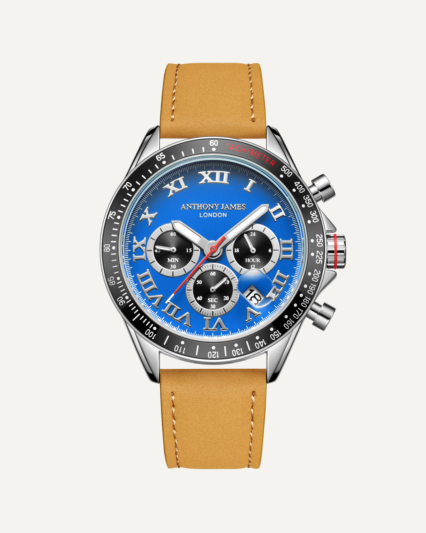 Tachymeter Turbo Steel Blue