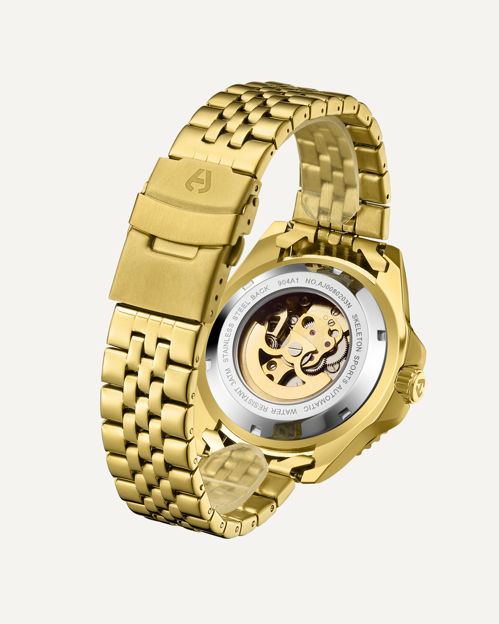 Skeleton Sports Automatic Gold