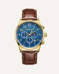 Moonphase Chronograph Gold Blue