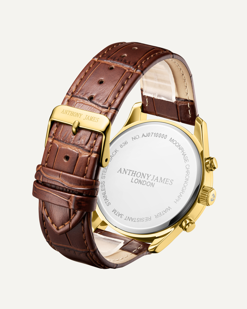 Moonphase Chronograph Gold Blue