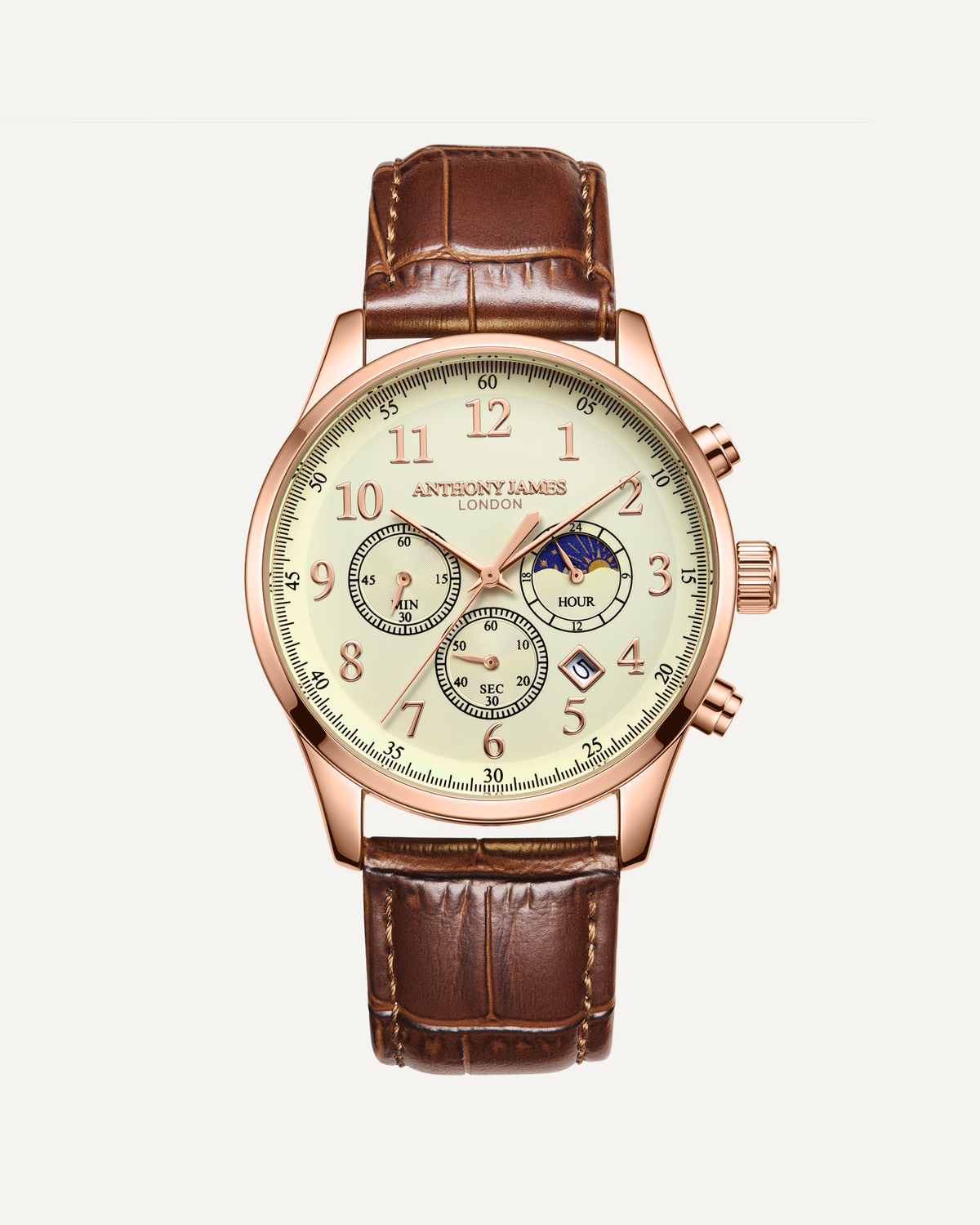 Moonphase Chronograph Rose
