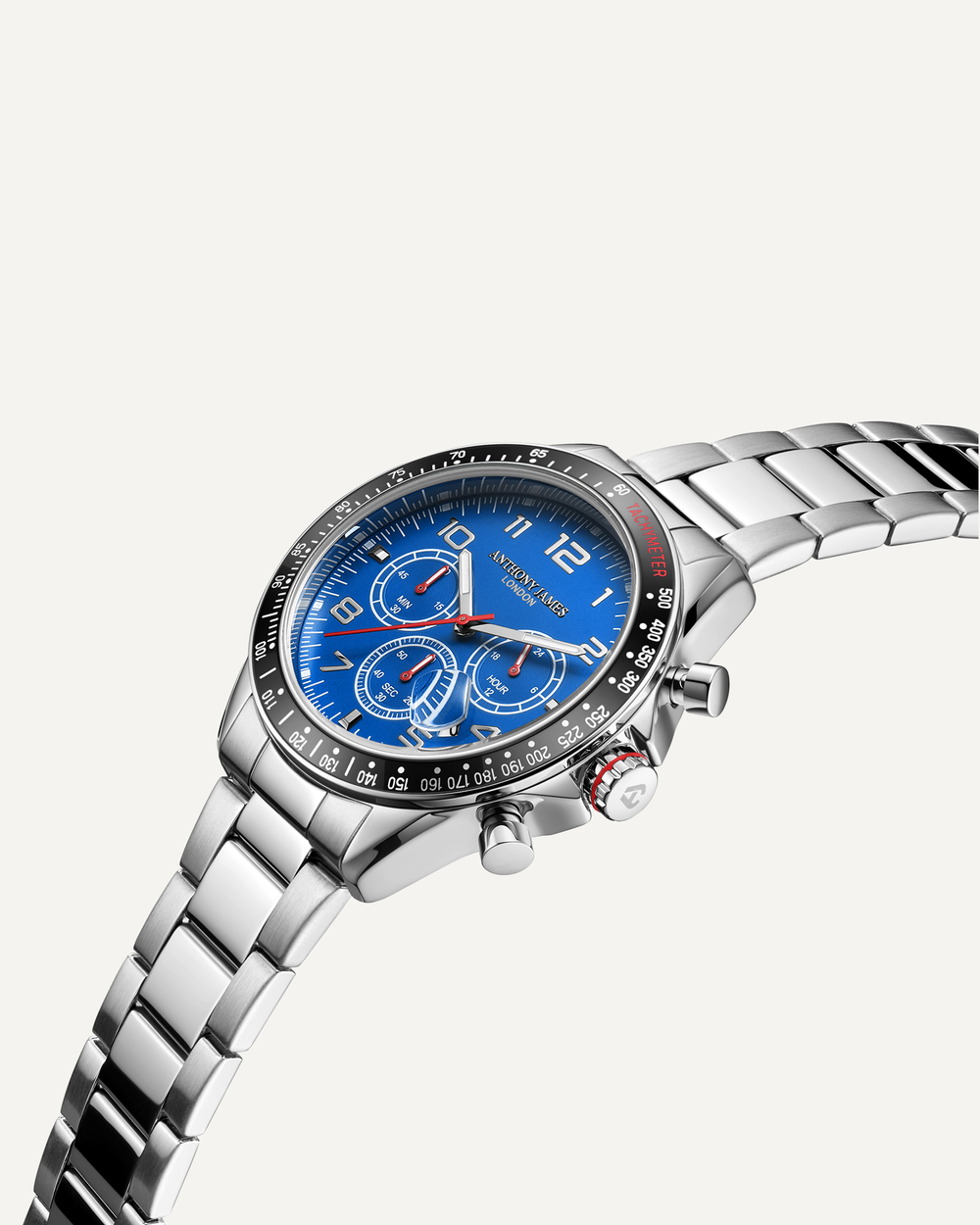 Tachymeter Chrono Steel Blue