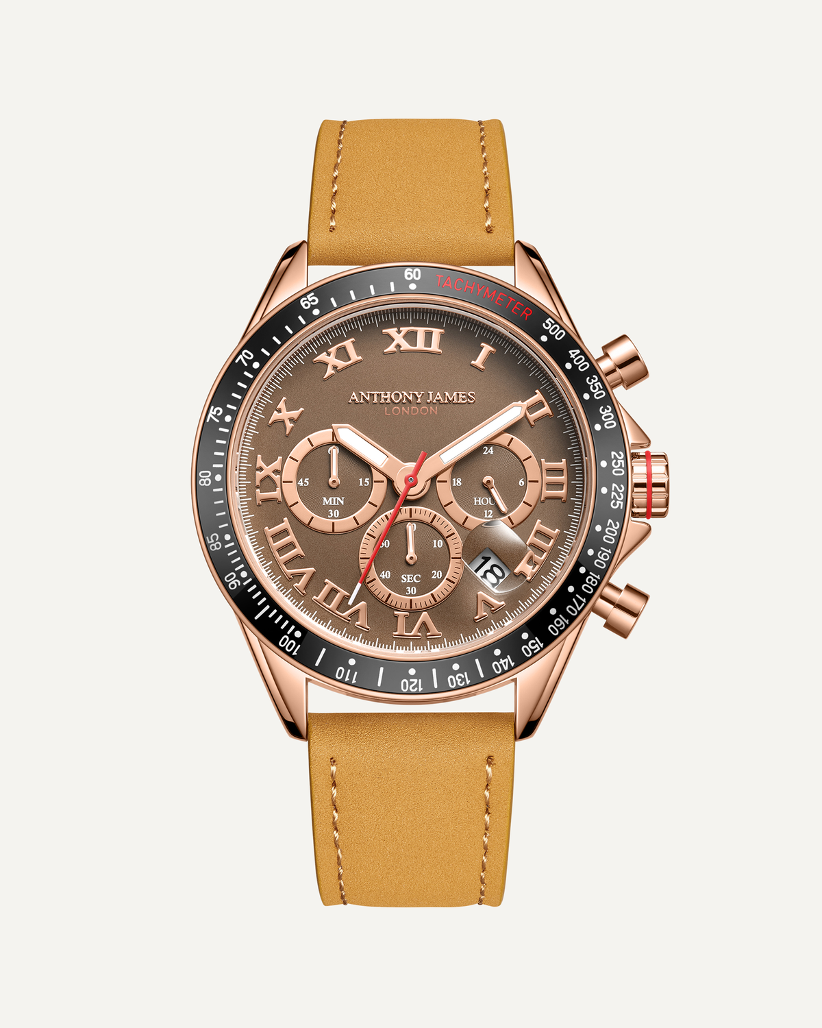 Tachymeter Turbo Rose