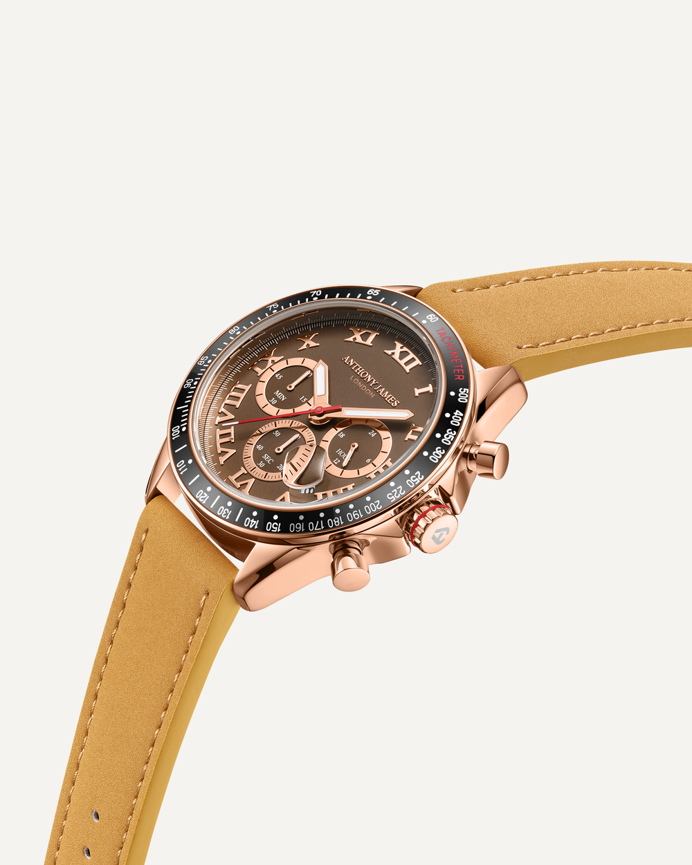 Tachymeter Turbo Gold Brown