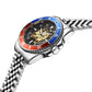 Hand Assembled Anthony James Limited Edition Skeleton Sports Automatic Steel (6651133165632)