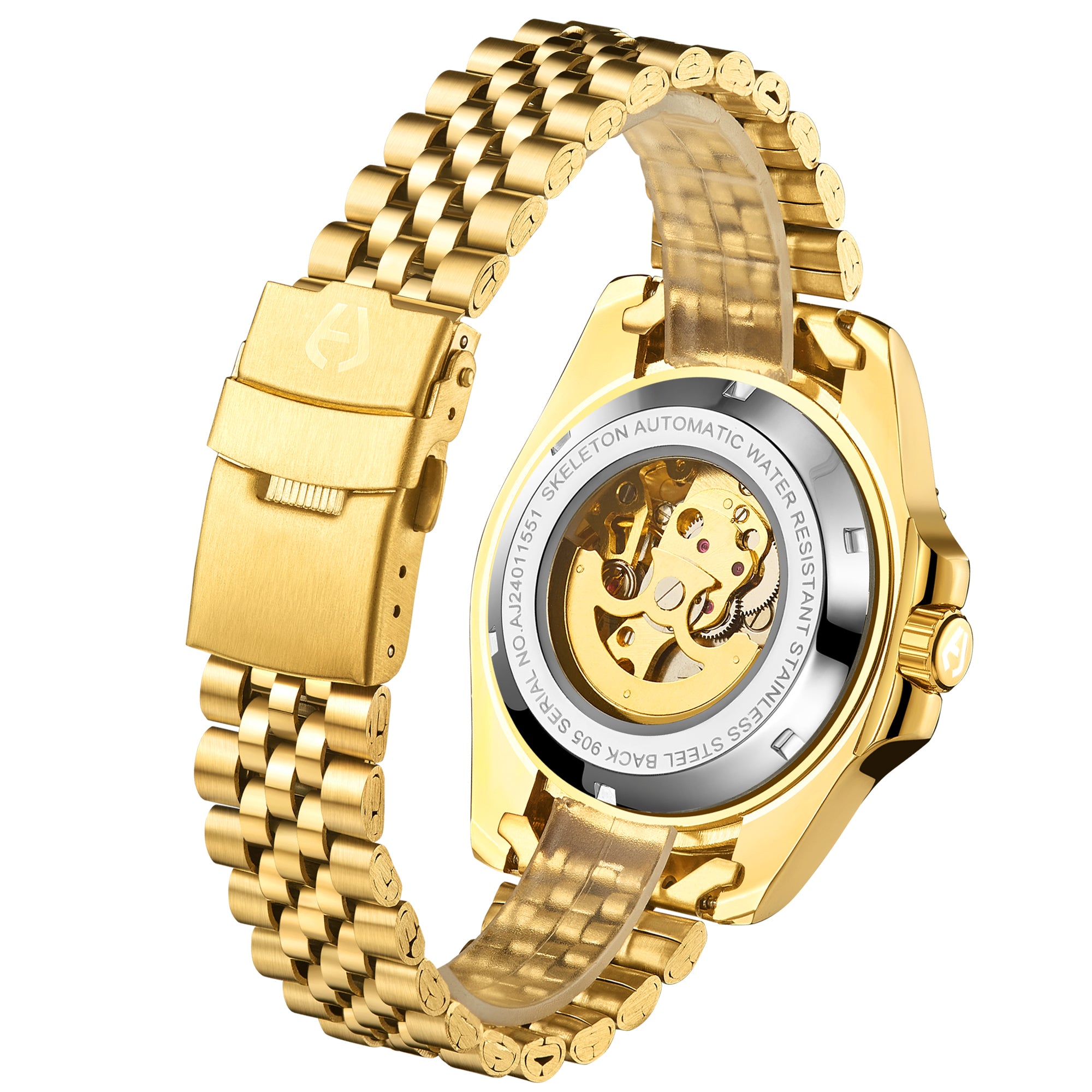 Tachymeter on sale gold watch