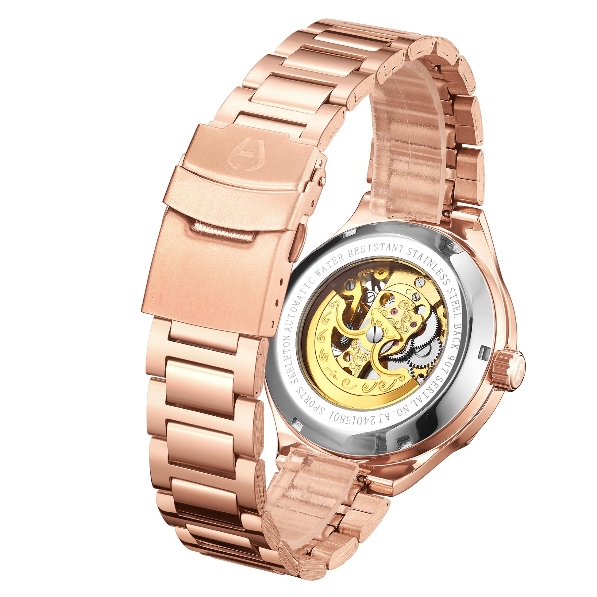 Hand Assembled Anthony James Limited Edition Mystique Automatic Rose (6651132870720)