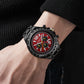 Hand Assembled Anthony James Limited Edition Chronograph Racer Red
