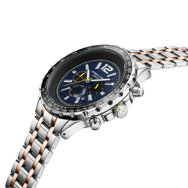 Anthony James Limited Edition Sports Chrono Automatic Watch (Blue)